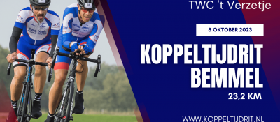 Koppeltijdrit 2023 (aangepast parcours)