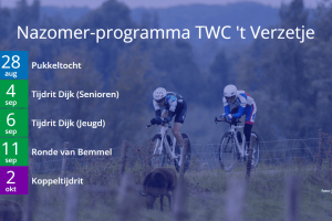 Nazomer-programma TWC 't Verzetje 2022 - twctverzetje.nl