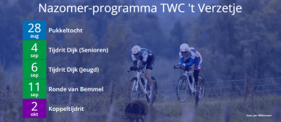 Nazomer-programma TWC 't Verzetje 2022 - twctverzetje.nl
