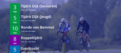 Nazomerprogramma TWC 't Verzetje 2023 - Header 1